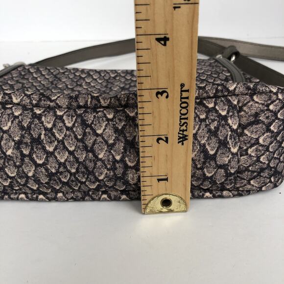 NWOT COACH Taylor Snake Print Flap Gunmetal Trim Crossbody Hand Bag F26036 - Picture 13 of 16